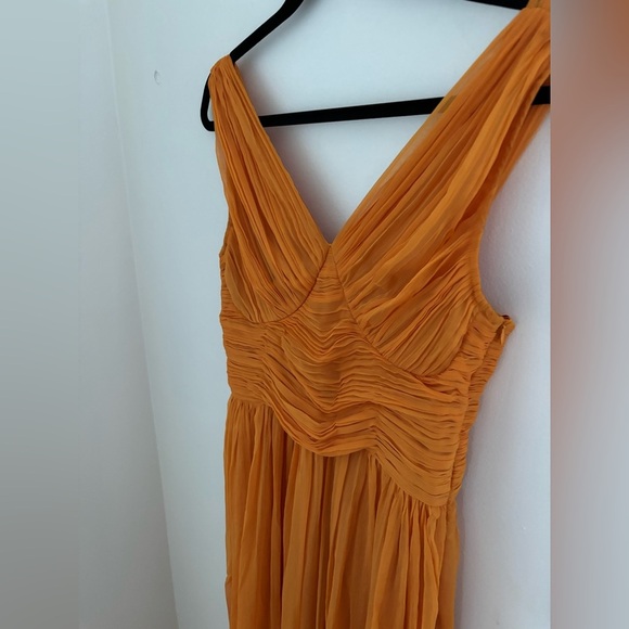 Lipsy Orange Empire Line Maxi Event Dress NWT - Picture 11 of 16
